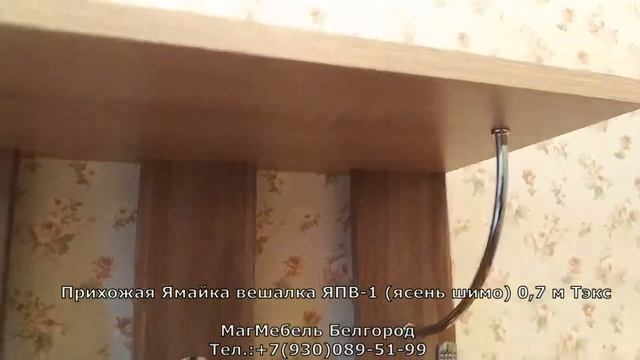 Прихожая Ямайка вешалка ЯПВ-1 ясень шимо 0,7 м ТЭКС