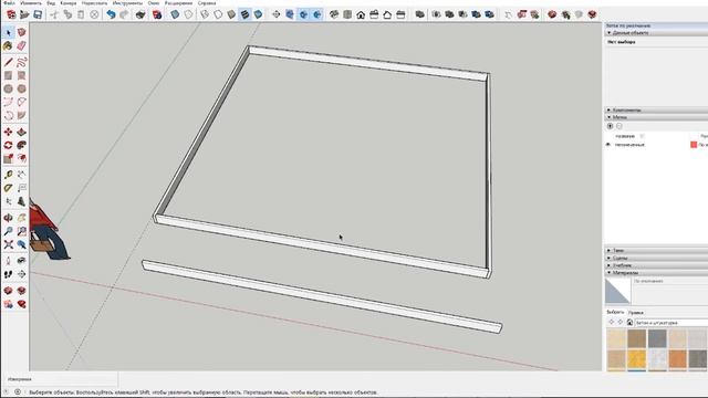 ✅ Проект дома #2: Обвязка свайного фундамента SketchUp. Дневник самостройщика из квартиры в свой до