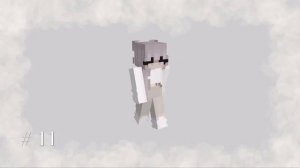 Aesthetic white theme minecraft skins w/ download links! ?