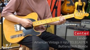 Red Guitars - Fender / American Vintage II 1951 TELECASTER - Butterscotch Blonde