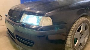 Штатный омыватель фар skoda tour ч2