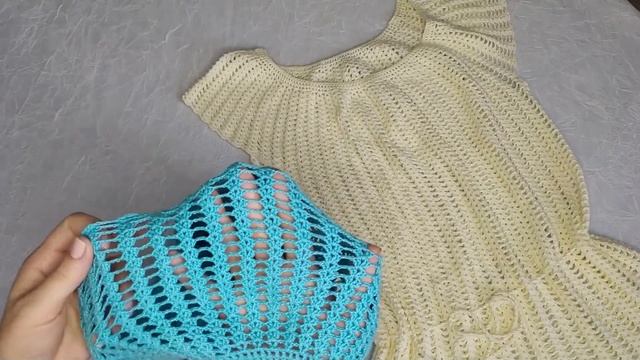 ПЛЯЖНАЯ ТУНИКА КРЮЧКОМ смотреть онлайн