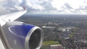British Airways Airbus A350! Beautiful Approach & Landing @ London Heathrow, LHR