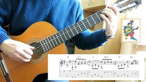 Разбор\ ноты \ табы \ Игорь Шошин. "Опавшие листья" Ж. Косма