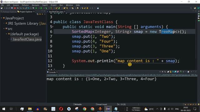 Java Tutorial #60 - Java Sorted Map Interface with Examples (Map Data Structure) смотреть онлайн