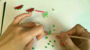 Мастер-класс: долька арбуза из полимерной глины