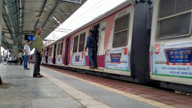 Mumbai Local Train Bhandup Station Mumbai Max.