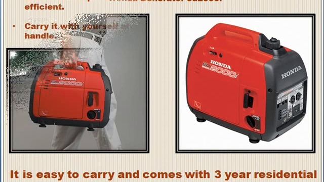 Honda Generator EU2000i