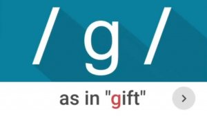 Consonant Sound  g  as in gift – American English Pronunciation