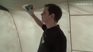 Монтаж палатки Мобиба МБ-442 М2 (Фирменный камуфляж)