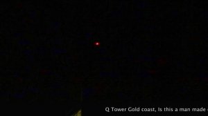 RED ORB UFO , Rapid...GOld Coast...