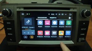 Обзор магнитолы от Witson Toyota Avensis III 2009-2015 (W2-H5585)