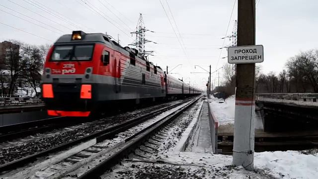 РЖД ЭП1М-744 С поездом №311 Воркута - Новороссийск смотреть онлайн