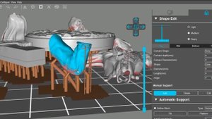 Диорама BLADE. Создание поддержек в программе Photon Workshop.