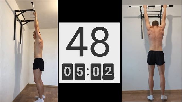 Подтягивания 75 раз! Личный рекорд!!! смотреть онлайн