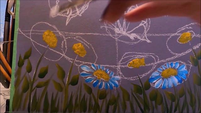 Painting Golden Butterflies - step by step - with Paulina Art