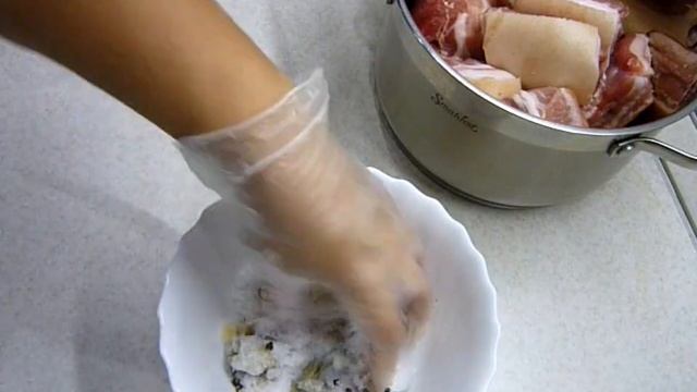 Сало солёное в пакете. Удобно, быстро, вкусно