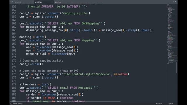 Python For Everybody Honors Recognition Assignment 2 | Mailing List Data - Part I | Coursera | py4e