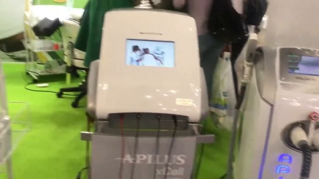 Электроэпиляция Apilus и фотоэпиляция Apilux на Intercharm-2018 в Москве. Октябрь 2018