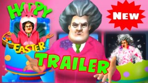 ЗЛАЯ УЧИЛКА Мисс Ти - Анимация Новых Уровней - Пасха - SCARY TEACHER 3D - Мульт игра для детей