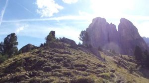 View of Passo Gardena, Italy