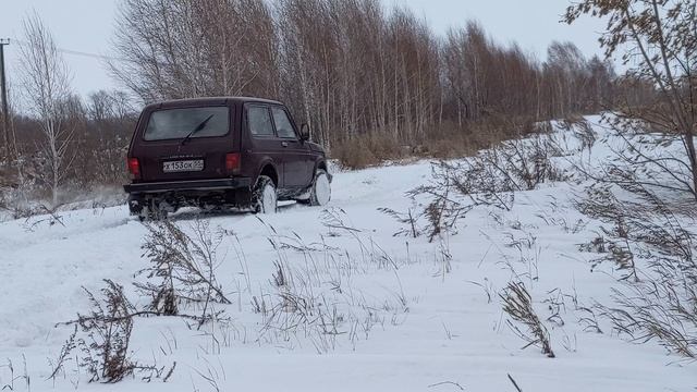 Нива по снегу видео