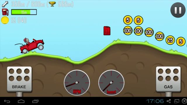 Прикольная игрушка для Android Hill Climb Rasing смотреть онлайн