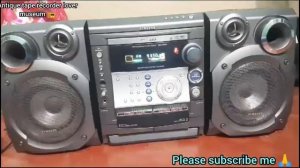 Samsung Max-S530 3 CD changer double cassette player aux FM radio multiplexed home theatre music