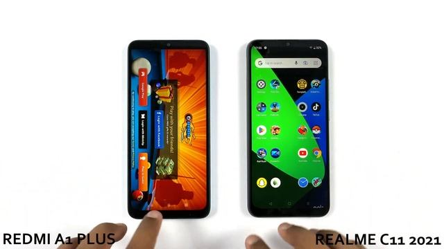 Realme C11 2021 4GB Vs Redmi A1 Plus Speeed Test & Comparison смотреть онлайн
