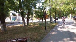 Ейск. Парк Поддубного и парк Горького