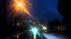 Первая снежная буря в Шиморском 08.10.2015