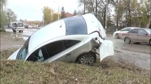 Дорогу не поделили два автомобиля марки Chevrolet