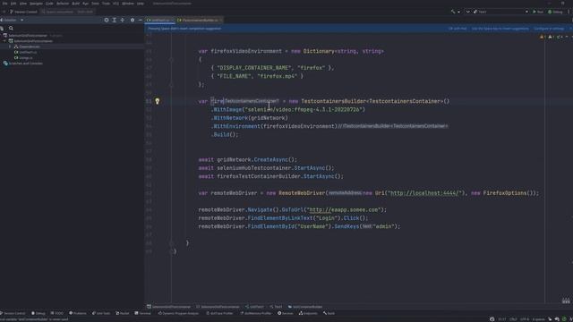 Spin-up Dynamic throwaway Selenium Grid via code instead of Docker Compose with TestContainer