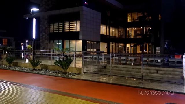 Сочи. Олимпийский парк. Набережная. Вечер. смотреть онлайн