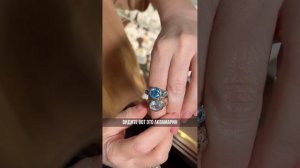 Прозрачные голубые камни / Ювелирные украшения от Ирины Соколинской  #stones #аквамарин #топаз