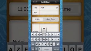 Class Timetable iOS Demo on iPhone