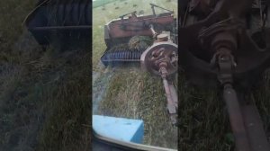 Заготовка сена. Прессуем тюки