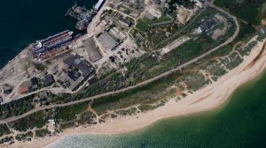 Аршинцевская коса, завод Залив, Керчь, 4K UHD