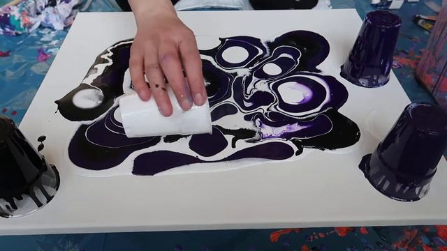 Beautiful Dioxazine Purple | Puddle Pour смотреть онлайн