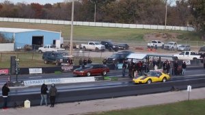 Chevy Malibu vs Mustang Gt and more;  1/8 mile drag racing