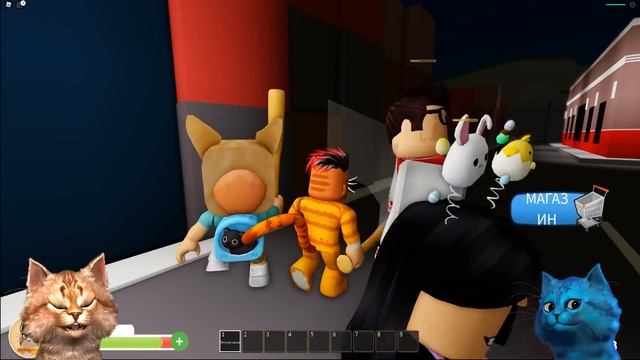 СТРАШНАЯ ИСТОРИЯ в РОБЛОКС ПРО УСЫНОВЛЕНИЕ Весёлый Кот и КОТЁНОК ЛАЙК смотреть онлайн