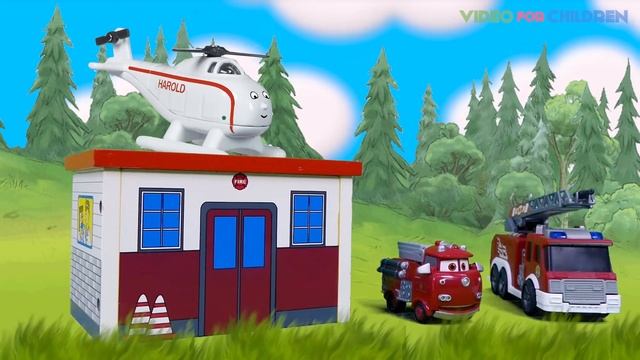 Train Thomas to the Rescue - Firefighter Rescues Masha смотреть онлайн