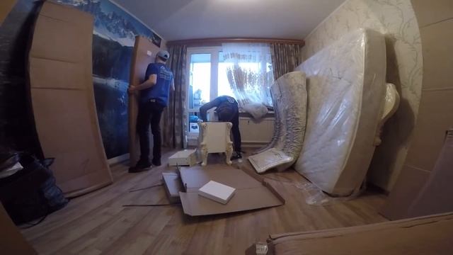 Сборка мебели при переезде/Спальный гарнитур Элиза/Сборщик мебели/Перевозка мебели смотреть онлайн