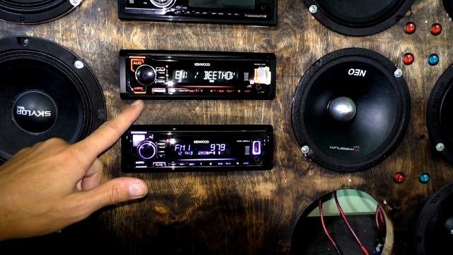 1DIN USB ресивер Kenwood KMM 104AY Обзор Функции Комплектация Подключение Android смотреть онлайн