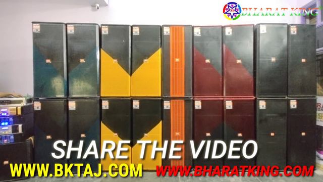 BHARAT KING BEST DJ SYSTEM KHATARNAK DJ PRICE-375000 ECHO MIXER 4 AMPLIFIER 18 (15 INCH TOP)500 WAT