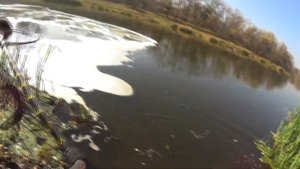 КРУПНЫЙ ОКУНЬ В ОКТЯБРЕ на речке. Вечерняя рыбалка на ультралайт. Северский Донец.