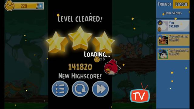 Angry Birds Friends - Champions For Earth Tournament - Week 175 All Levels - Angry Birds Gameplay смотреть онлайн
