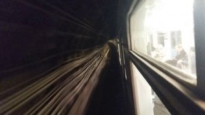 Красивый перегон на замоскворецкой линии метро #метро #перегон #москва