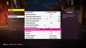 How To Show/Hide Inactive Mouse Cursor Forza Horizon 5