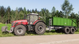 FS22 / Карта Karhuvaara / #01 Финляндия, уборка пшеницы NewHolland CX8.90, Massey Ferguson 8740S